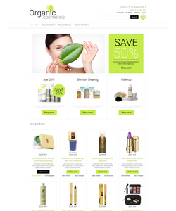 Magento e-shop šablona na téma Krása č. 51289