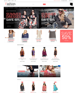 Magento e-shop šablona na téma Móda č. 52567