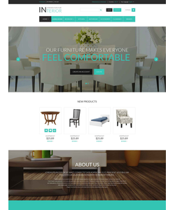 Magento e-shop šablona na téma Interiér a nábytek č. 52693
