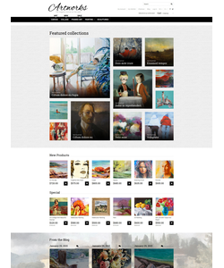 Magento e-shop šablona na téma Umění a fotografie č. 52963