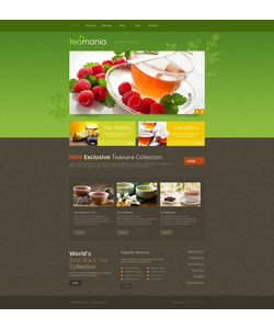 Moto CMS HTML šablona na téma Jídlo a pití č. 45447