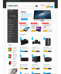 Magento e-shop šablona na téma Počítače č. 47677