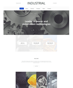 Moto CMS HTML šablona na téma Průmysl č. 59075