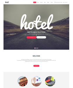 Moto CMS HTML šablona na téma Hotely č. 59160
