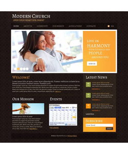 Moto CMS HTML šablona na téma Náboženství č. 44863
