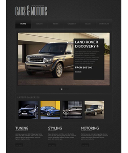 Moto CMS HTML šablona na téma Auta č. 45362