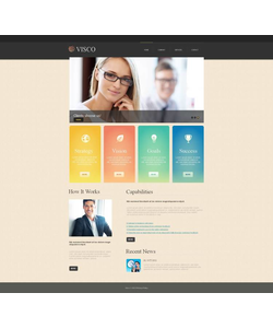Moto CMS HTML šablona na téma Podnikání č. 45452