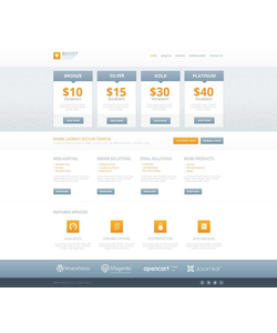 Moto CMS HTML šablona na téma Hosting č. 45613