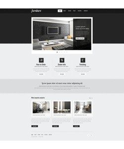Moto CMS HTML šablona na téma Interiér a nábytek č. 45623