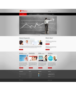 Moto CMS HTML šablona na téma Podnikání č. 46202