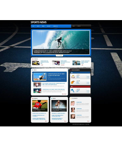 Moto CMS HTML šablona na téma Sport č. 46586