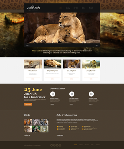 Moto CMS HTML šablona na téma Zvířata č. 47739