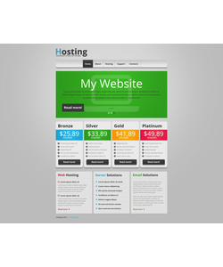 Moto CMS HTML šablona na téma Hosting č. 47970