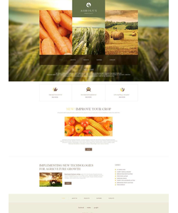 Moto CMS HTML šablona na téma Zemědělství č. 48857