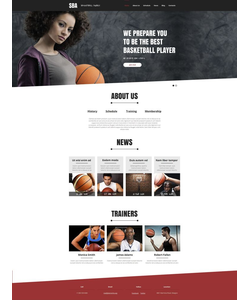 Moto CMS HTML šablona na téma Sport č. 50830