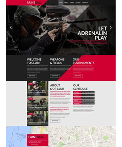 Moto CMS HTML šablona na téma Sport č. 50833