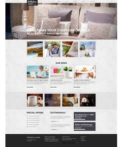 Moto CMS HTML šablona na téma Hotely č. 51709