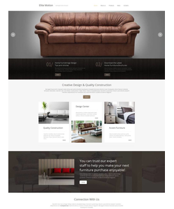 Moto CMS HTML šablona na téma Interiér a nábytek č. 52204
