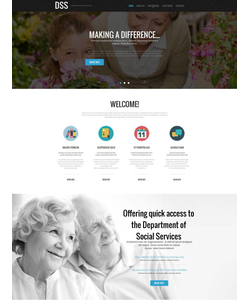 Moto CMS HTML šablona na téma Lidé a společnost č. 52205