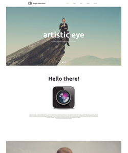 Moto CMS HTML šablona na téma Umění a fotografie č. 55657