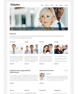 Moto CMS HTML šablona na téma Podnikání č. 41313