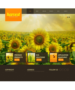 Moto CMS HTML šablona na téma Zemědělství č. 42698
