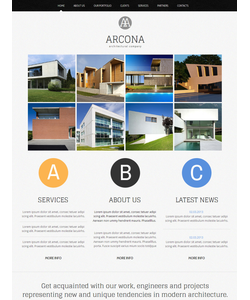 Moto CMS HTML šablona na téma Architektura č. 42715