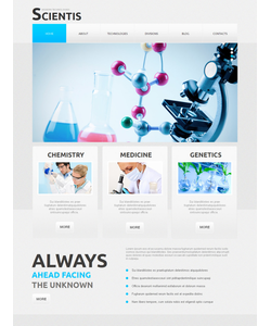 Moto CMS HTML šablona na téma Věda č. 43243