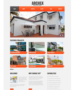 Moto CMS HTML šablona na téma Architektura č. 44350