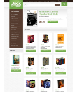 OpenCart e-shop šablona na téma Knihy č. 49309