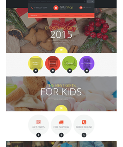 OpenCart e-shop šablona na téma Dárky č. 52526