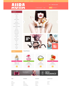 OpenCart e-shop šablona na téma Krása č. 52679
