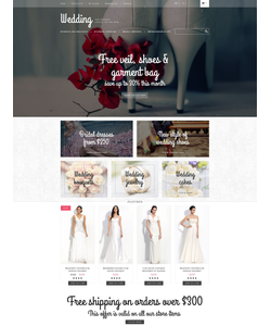 OpenCart e-shop šablona na téma Svatby č. 52969