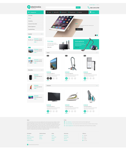 OpenCart e-shop šablona na téma Elektronika č. 52995