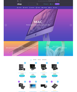 OpenCart e-shop šablona na téma Počítače č. 58281