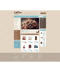 OpenCart e-shop šablona na téma Café a restaurace č. 41469