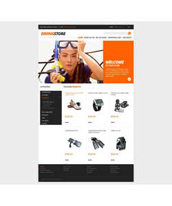 OpenCart e-shop šablona na téma Sport č. 41476