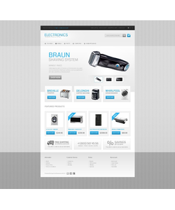 OpenCart e-shop šablona na téma Elektronika č. 41754