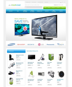 OpenCart e-shop šablona na téma Elektronika č. 41888