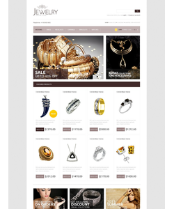 OpenCart e-shop šablona na téma Šperky č. 42654
