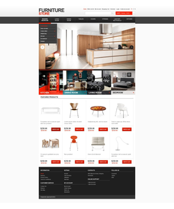 OpenCart e-shop šablona na téma Interiér a nábytek č. 43338