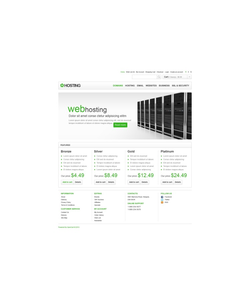 OpenCart e-shop šablona na téma Hosting č. 43340