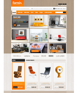 OpenCart e-shop šablona na téma Interiér a nábytek č. 44024
