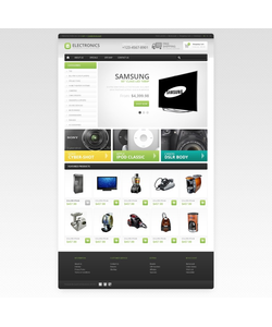 OpenCart e-shop šablona na téma Elektronika č. 44763