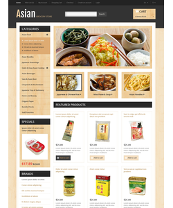 OpenCart e-shop šablona na téma Café a restaurace č. 46242