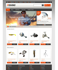 OpenCart e-shop šablona na téma Sport č. 46840