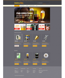 OpenCart e-shop šablona na téma Nejpopulárnější č. 47333