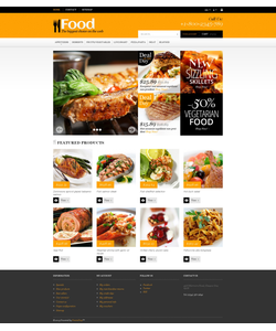 PrestaShop e-shop šablona na téma Jídlo a pití č. 47837