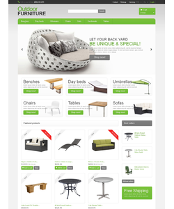 PrestaShop e-shop šablona na téma Interiér a nábytek č. 48192