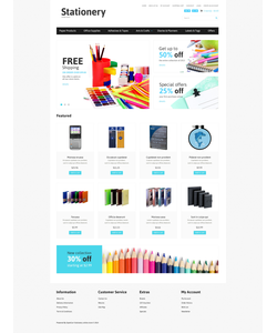 OpenCart e-shop šablona na téma Podnikání č. 49050